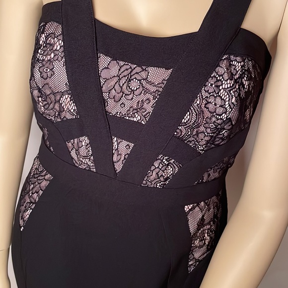 NWOT Little black dress with lace detail - Picture 2 of 3